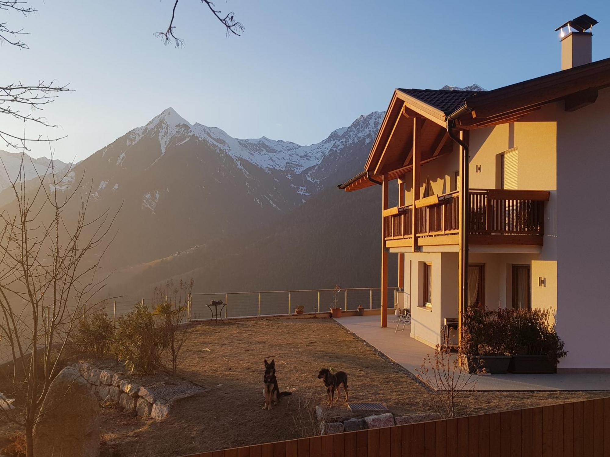 Pruensterhof Schenna Apartment ภายนอก รูปภาพ